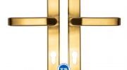 KHÓA CƠ INOX MÀU GOLD
