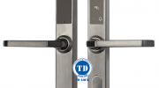 KHÓA ĐIỆN TỬ MÀU INOX XÁM ĐEN